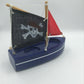 Bateau pirate bois décoratif