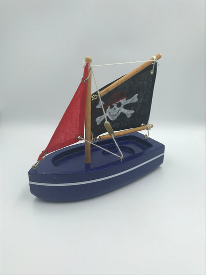 Bateau pirate bois décoratif
